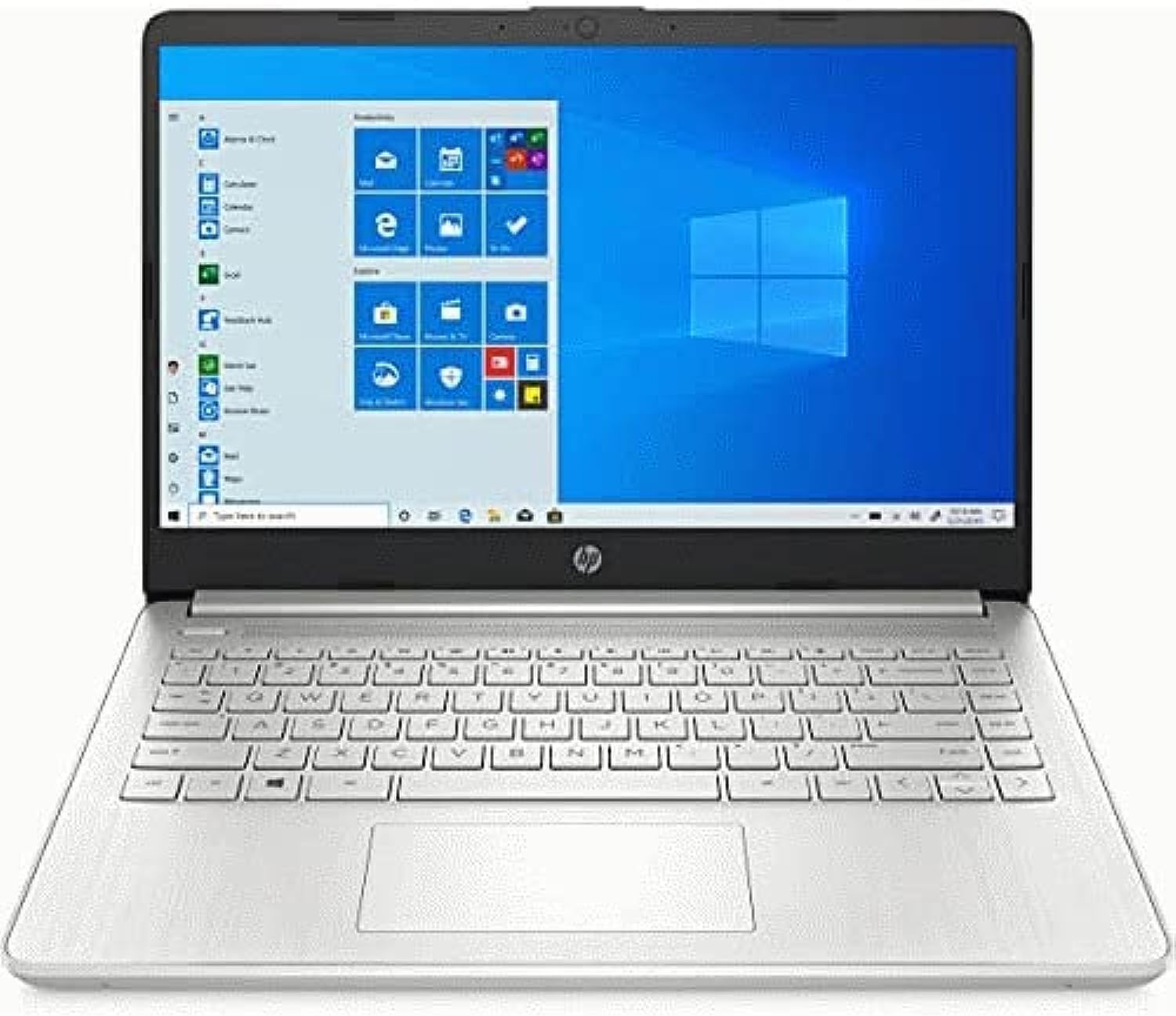 HP14-dq2053cl 14" Full HD Notebook Computer, Intel Core i3-1125G4 2GHz, 8GB RAM, 256GB SSD, Windows 11 Home S Mode, Natural Silver