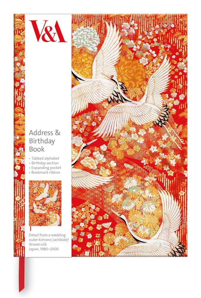 V&A Kimono Cranes Address & Birthday Book