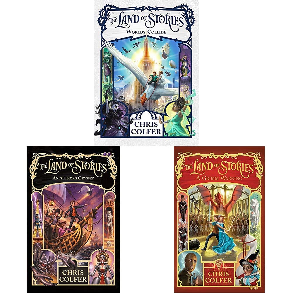 Buy Worlds Collide Book 6 (The Land Of Stories)+An Author'S Odyssey