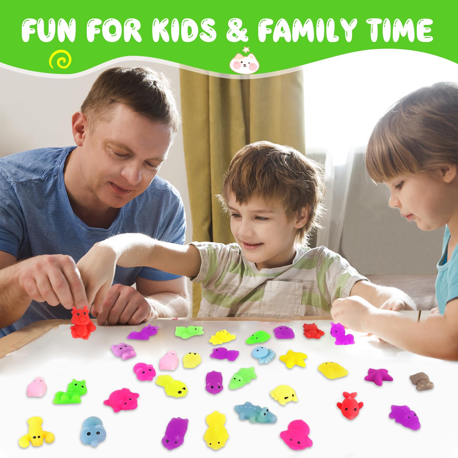 Audasi 30Pcs Mochi Squishy Toys - Image 4