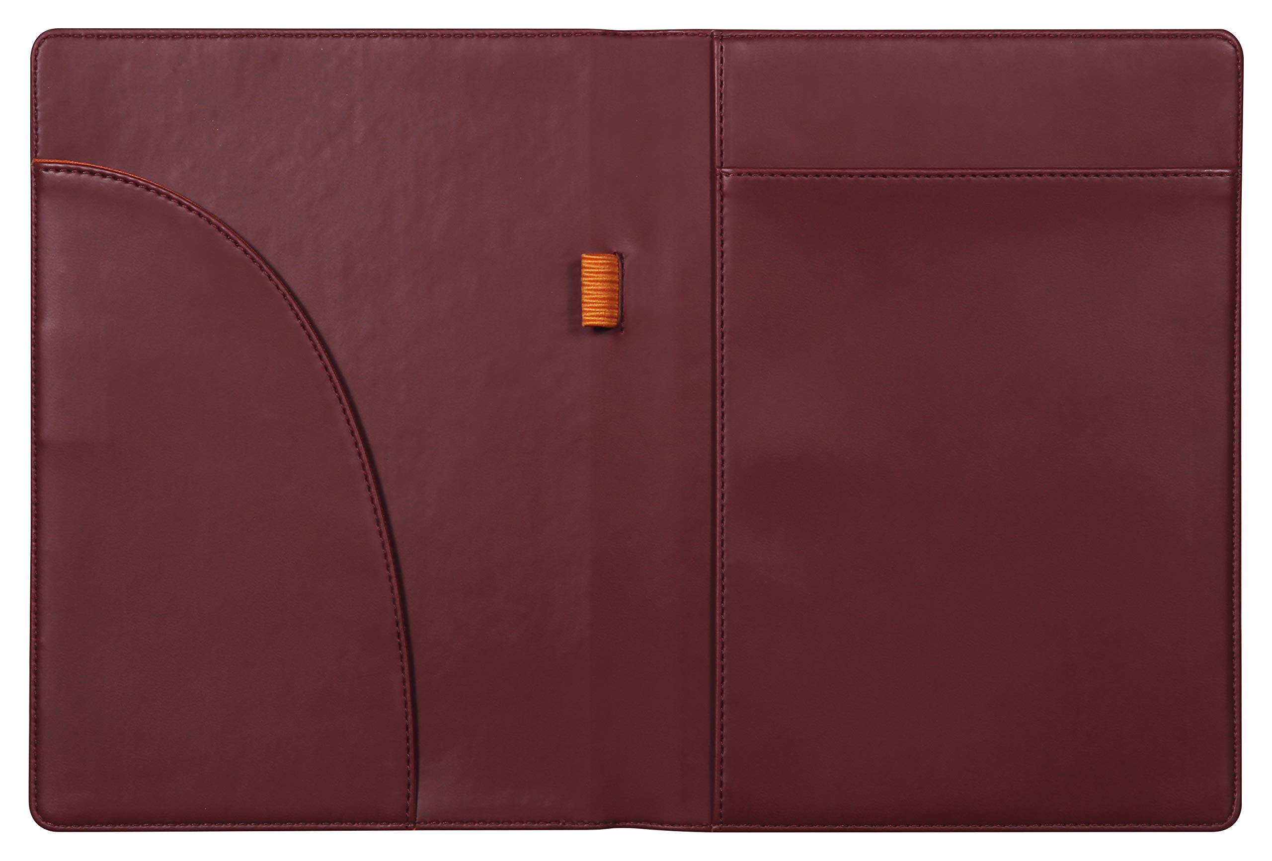 RHODIA 216008C - Portablocco e portadocumenti N°16 Vinaccia - per Bloc-Notes e taccuini in Formato A5 17,5 x 23,5 cm (14,8x21 cm) - Simil Cuoio Italiano Premium