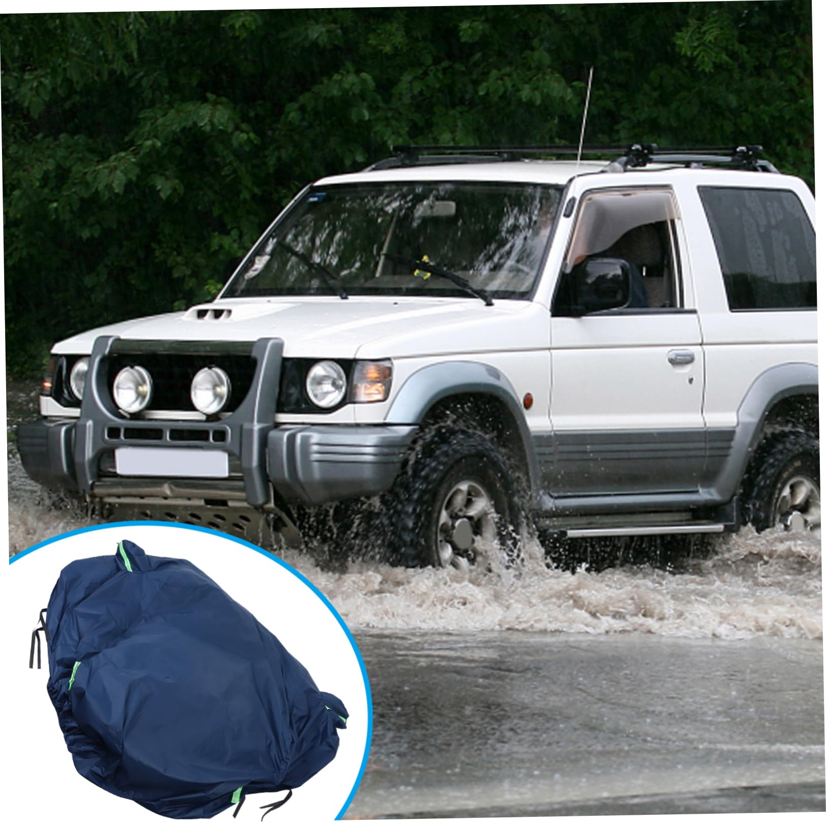Milisten 190t Outdoor Weather Resistant Car Cover Fit Full Car Lightweight Weather Conditions XXXL — view 5