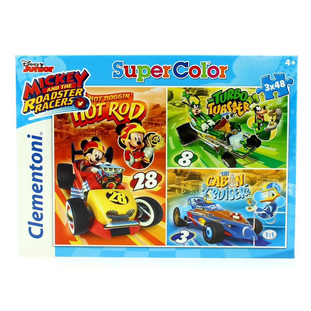 Clementoni 25227" Mickey and the Roadster Racers puzzle, 144 części