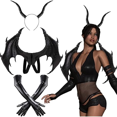 Enthralling Halloween Dragon Wings Costume for Adult