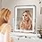 Gvnkvn Lighted Makeup Mirror, Hollywood Vanity Mirror with Lights, Three Color Lighting Modes, and 5X Magnification Mirror, Smart Touch Control, 360Rotation (17.2in. White)