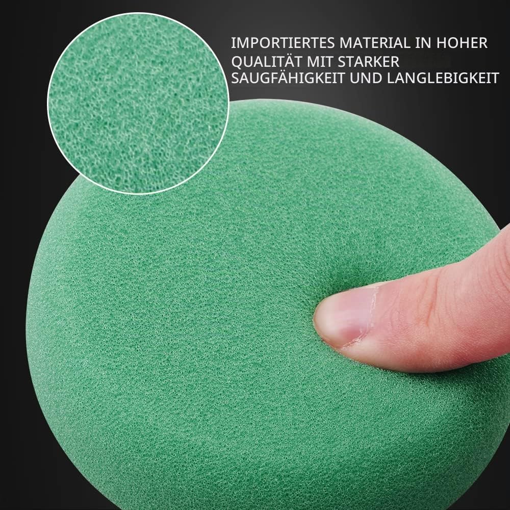 SPTA 29pcs 25mm/50mm/80mm Polierpads Bohrer Polierpad Detail Polierpad Compound Kit mit M14 Gewinde Backing Pad Adapter für Auto Schleifen, Polieren, Wachsen, Dichtungsglase