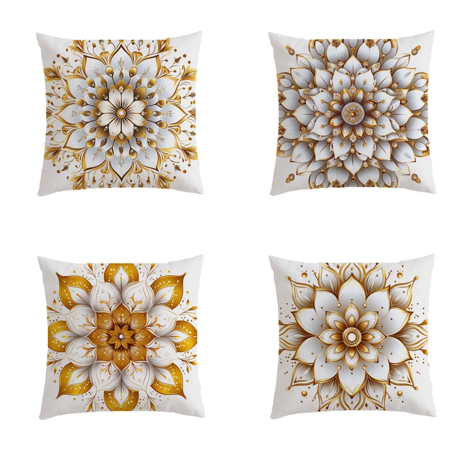 Housse coussin 60x60 extérieur imperméable carré salon de jardin taie oreiller lin rose