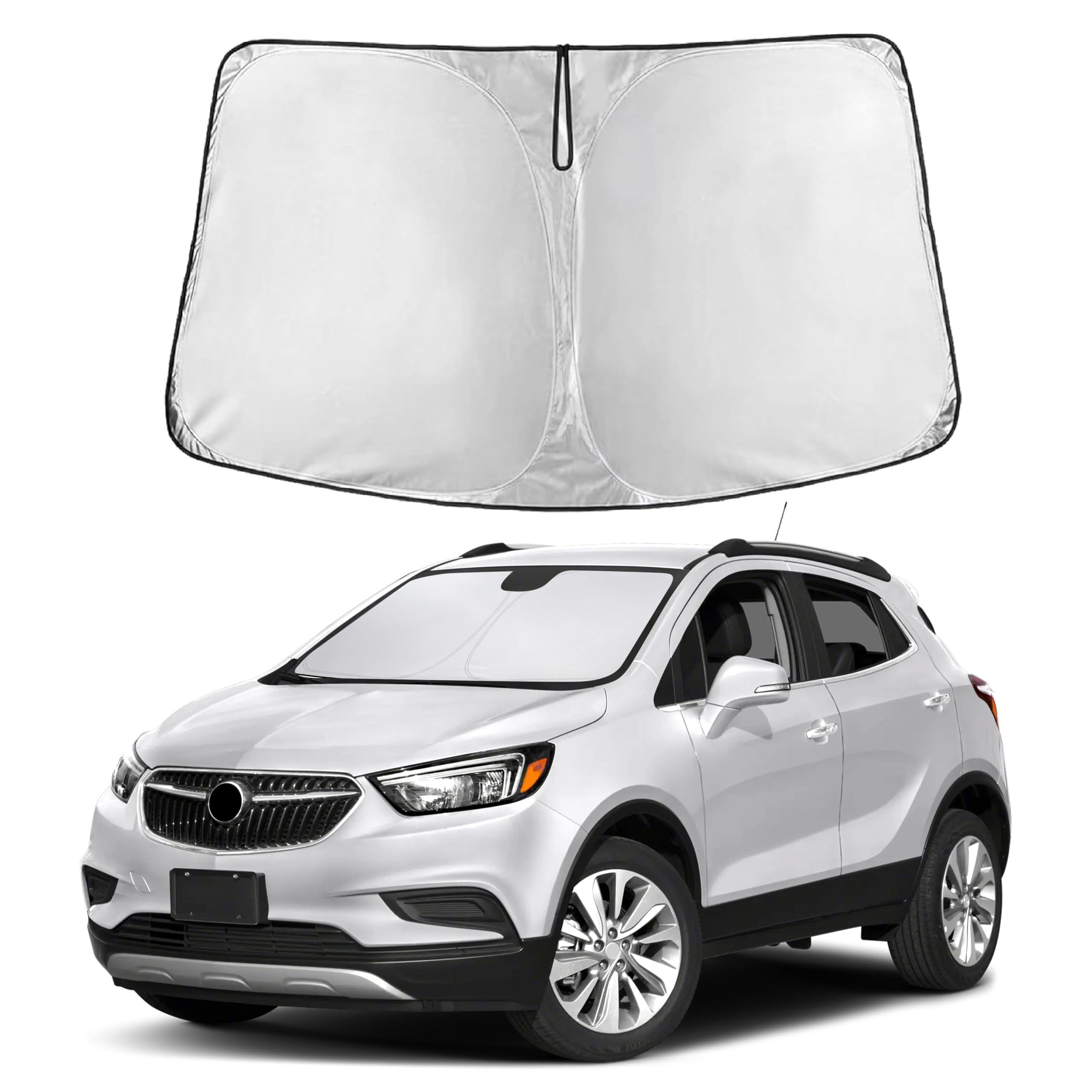 EcoNour Windshield Sunshade Compatible for Buick Encore 2013-2017 2018 2019