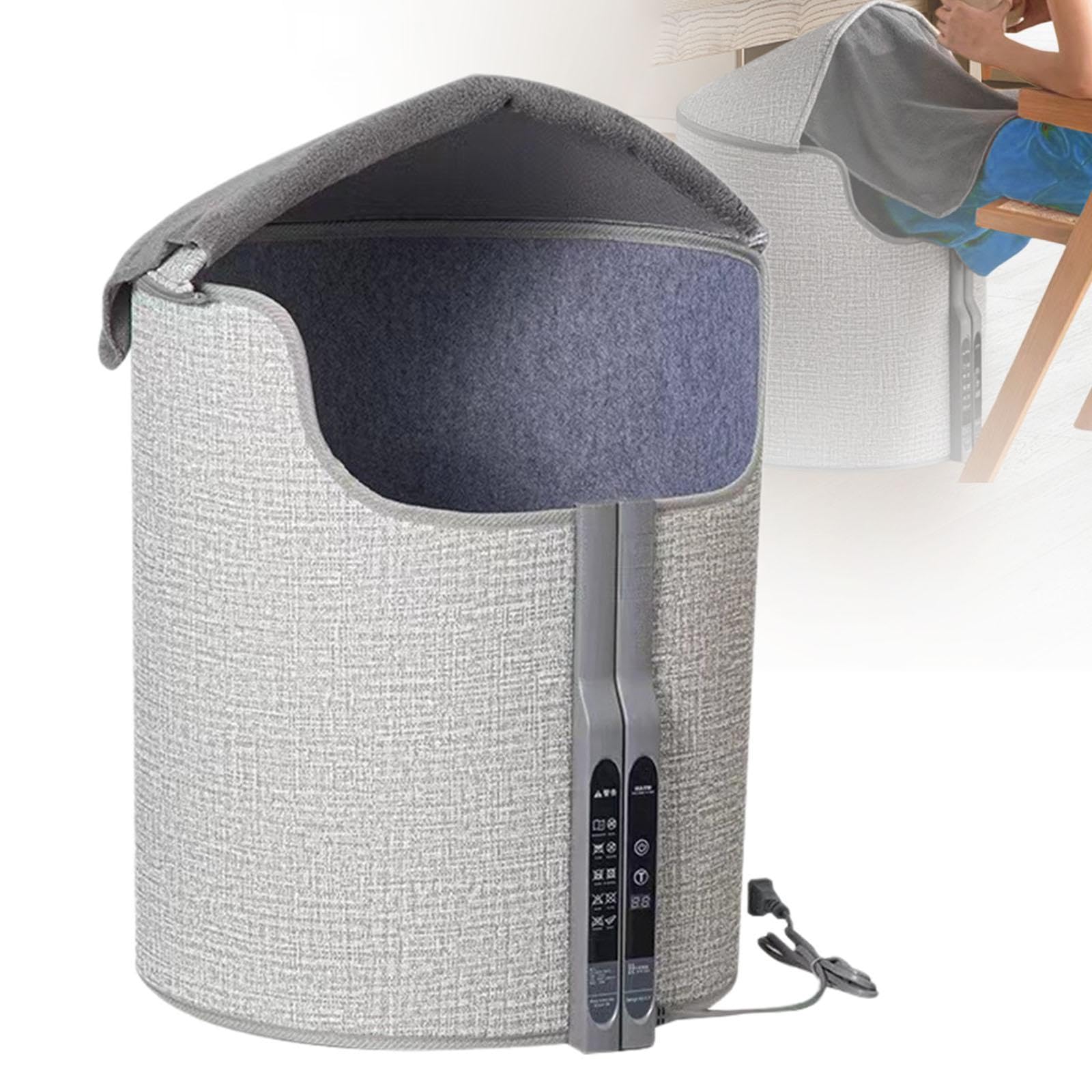 Calentador de piernas, calentador de pies, manta, funda, temporizador, calentador de piernas debajo del escritorio, calentador de tobillos para