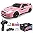 Remote Control Car RC Drift Car 2.4GHz 1:24 Scale 4WD 15KM/H High Speed Model Vehicle with LED Lights Drifting Tire Racing Sport Toy Car for Adults Boys Girls Kids Gift 2Pcs Rechargeable Batteries