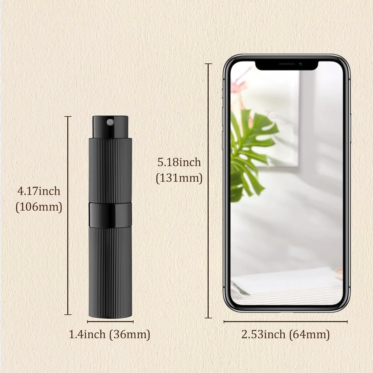 Toureal Atomizer do Perfum 8 ml, 3 Sztuki Aluminiowy Podróżny Pojemnik na Perfumy, Mini Butelka z Rozpylaczem do Torebki, Kosmetyczki i Podróży, Czarny Niebieski Srebrny