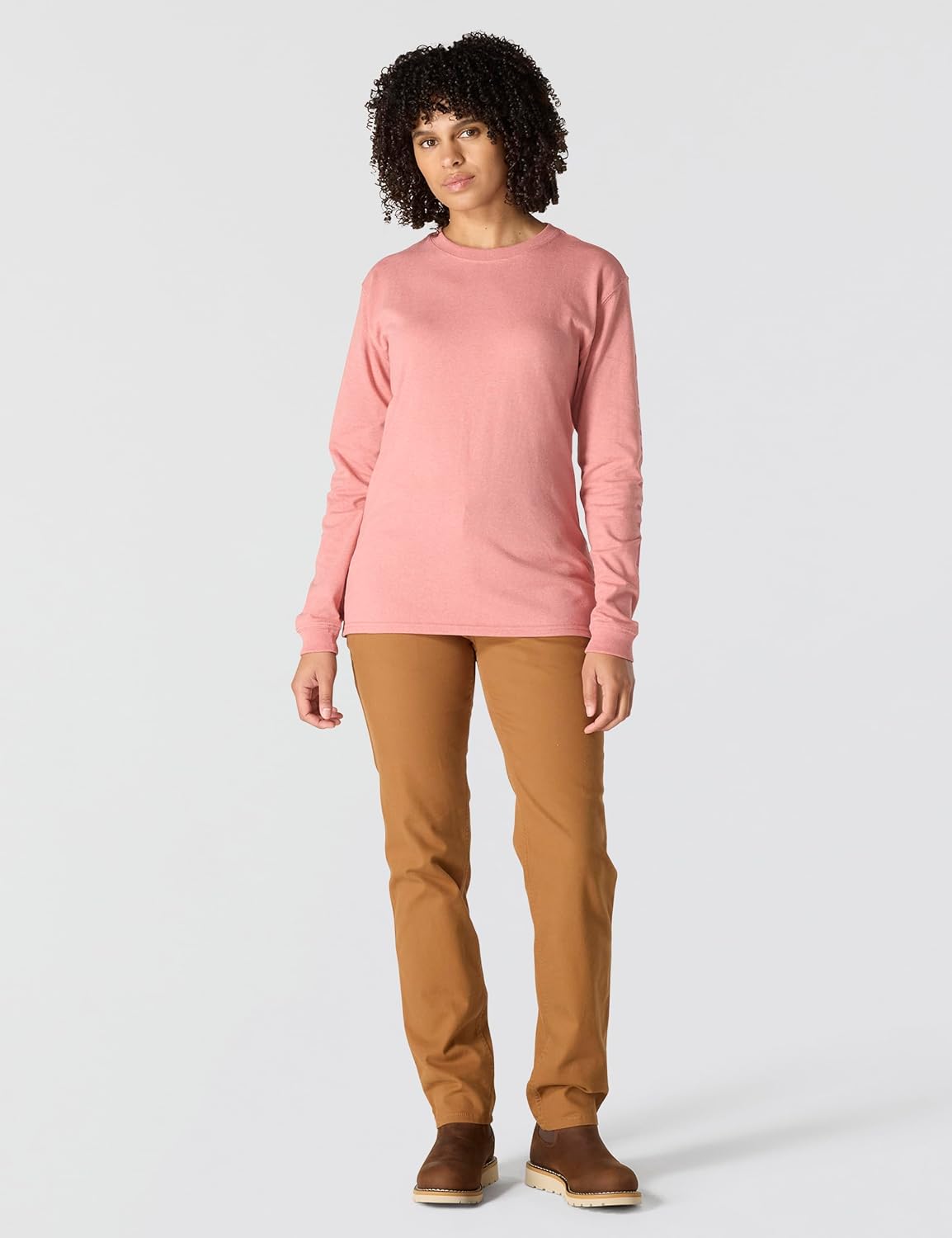 Carhartt Women's Dearborn Loose LS Logo T-Shirt