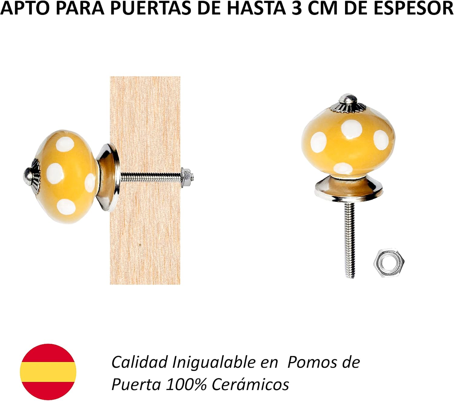 nacnic Pack of 12 Black & White Hand Painted Vintage Cabinet Cupboard Door & Drawer Pulls Chrome Hardware (12, Black & White)