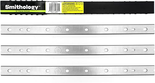 Smithology SMTPBM01-3 - Cuchillas cepilladoras de 13 pulgadas, cuchillas de repuesto para cepilladora DEWALT DW735 y DW735X, hechas de acero de alta