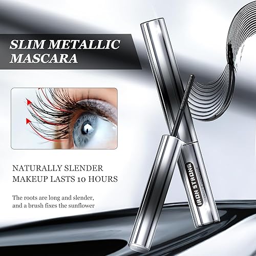 Miniatura 2 de Máscara de pestañas Judy, 3 unidades, rizadora 3D, pestañas de hierro rizadas, engrosamiento natural de larga duración, sin cerdas, rímel rizado y