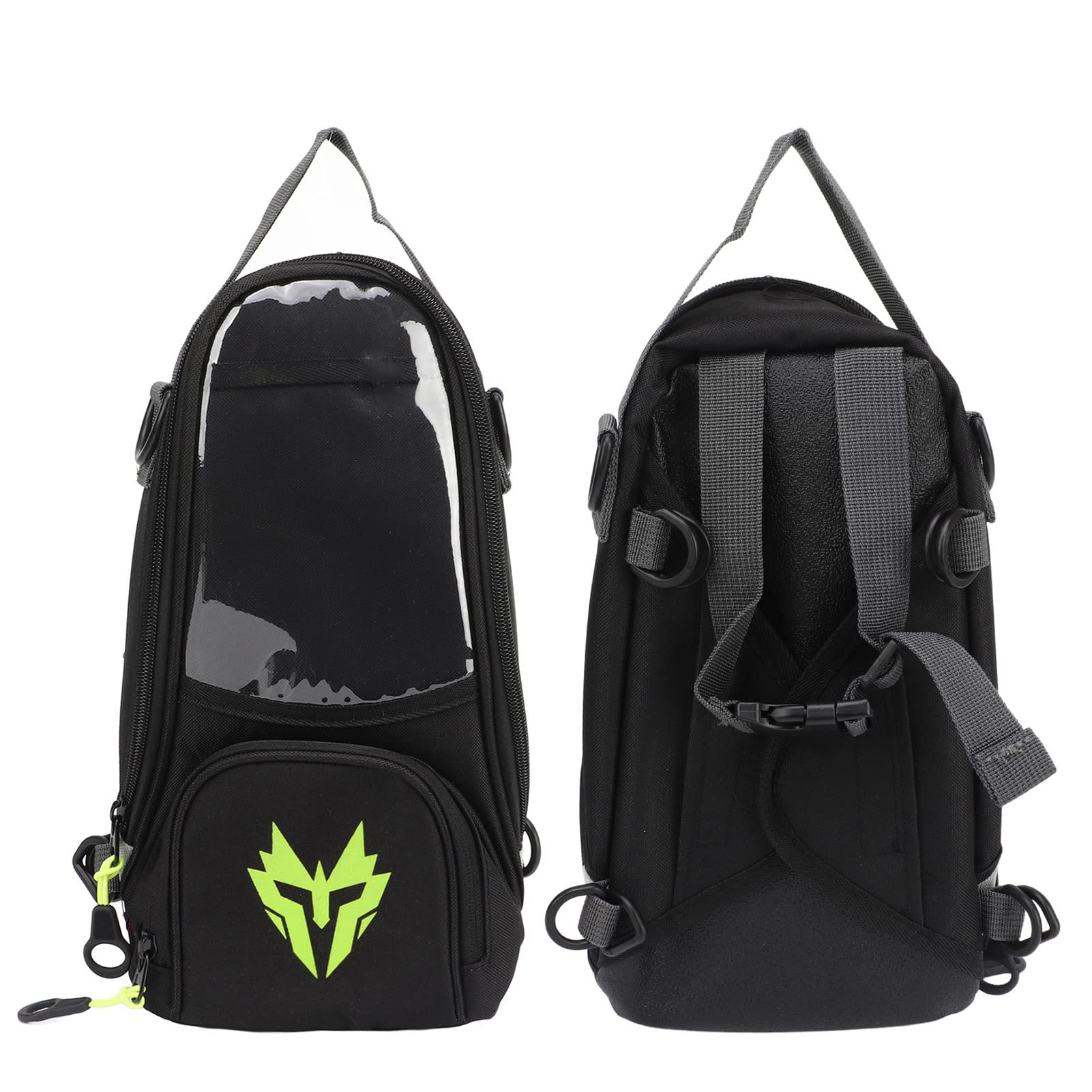 Borsa Serbatoio Magnetica per Moto con Grande capacità (Giallo fluorescente)