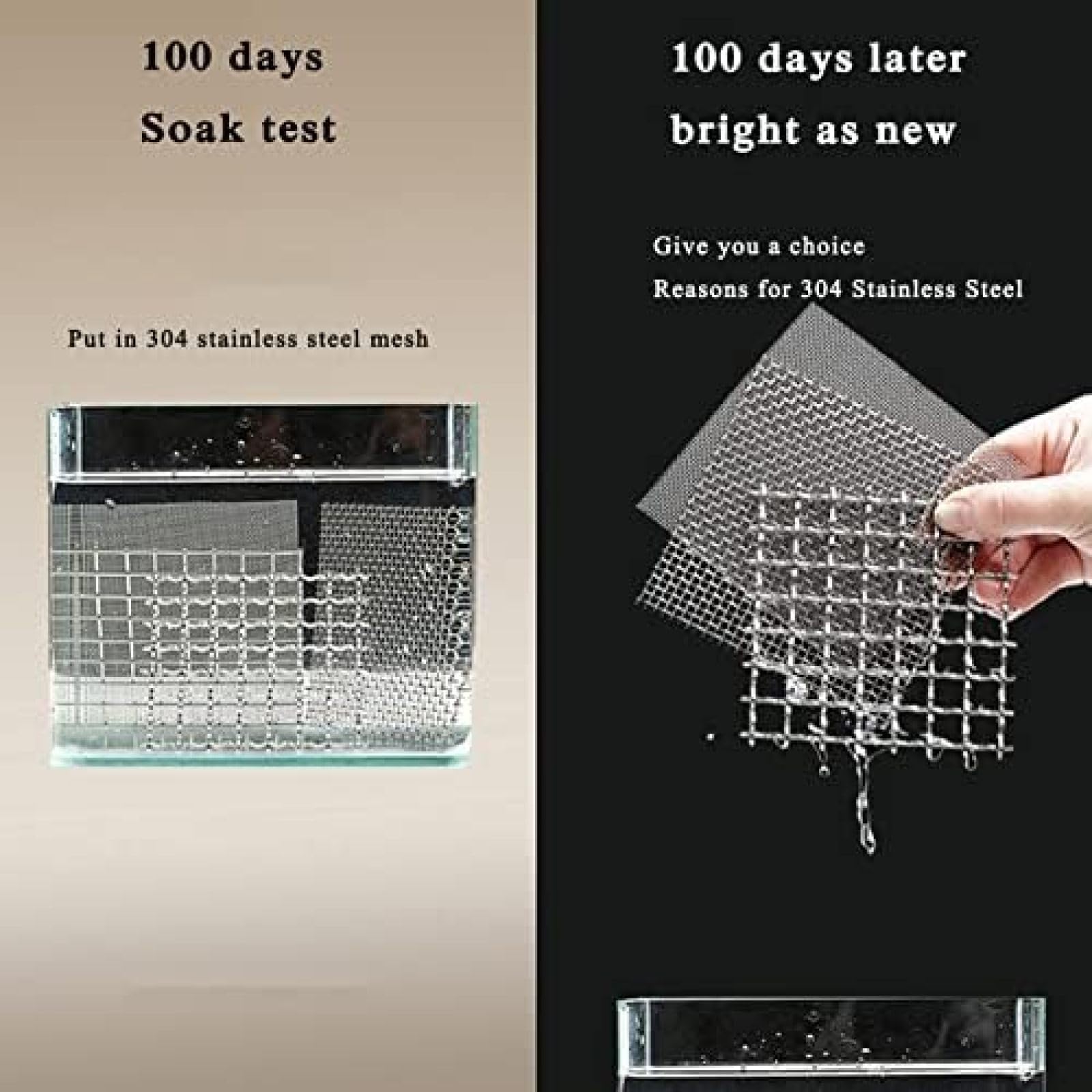 Filtro de malla de alambre de acero inoxidable 300 para el hogar, cocina, control de plagas, filtración de aceite y tensión de alimentos