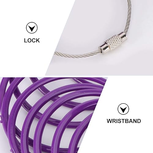 Miniatura 3 de Happyyami Brazalete de plástico Pulsera Brazalete de joyería Anillo de muñeca Medidor Medidor Medidor Medición para joyería Herramienta de medición