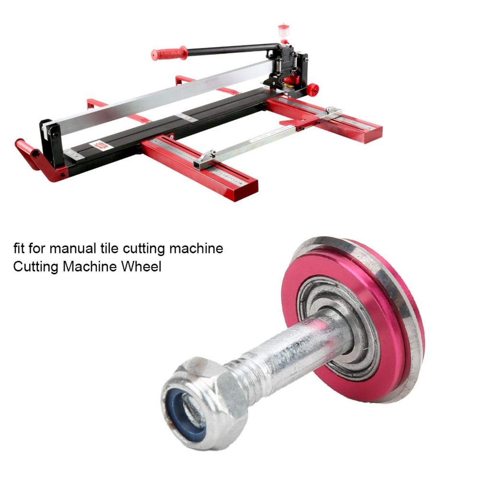 Tile Cutter Wheel, Manual Tile Brick Cutter Wheel Cutting Machine Replacement Tool, Testa tagliapiastrelle Manuale Rotella di Taglio,Spingi Piastrelle,per Piastrelle smaltate Tagliate(12000m)