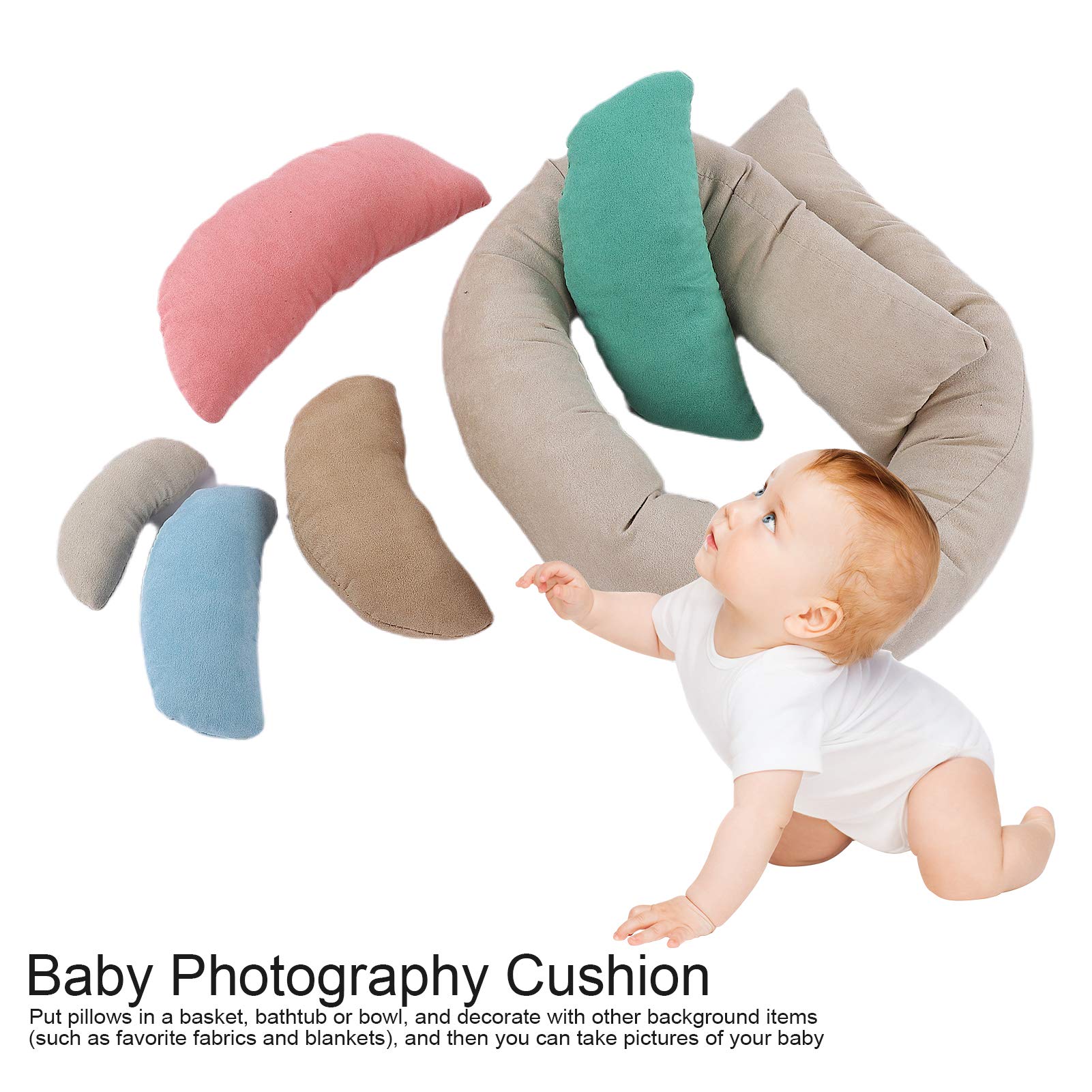 Topyond Accesorios De Fotografía Recién Nacido, Almohada Para Fotografía De Bebé, Segura Y Cómoda