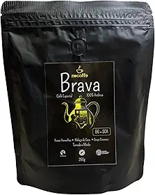 NoCoffe Brava – Café Especial 100% Arábica – 86+ SCA – Café Torrado e Moído – Frutas Vermelhas, Melaço de Cana e Corpo Cremoso – 250g – Matas de Minas (Manhumirim, MG)