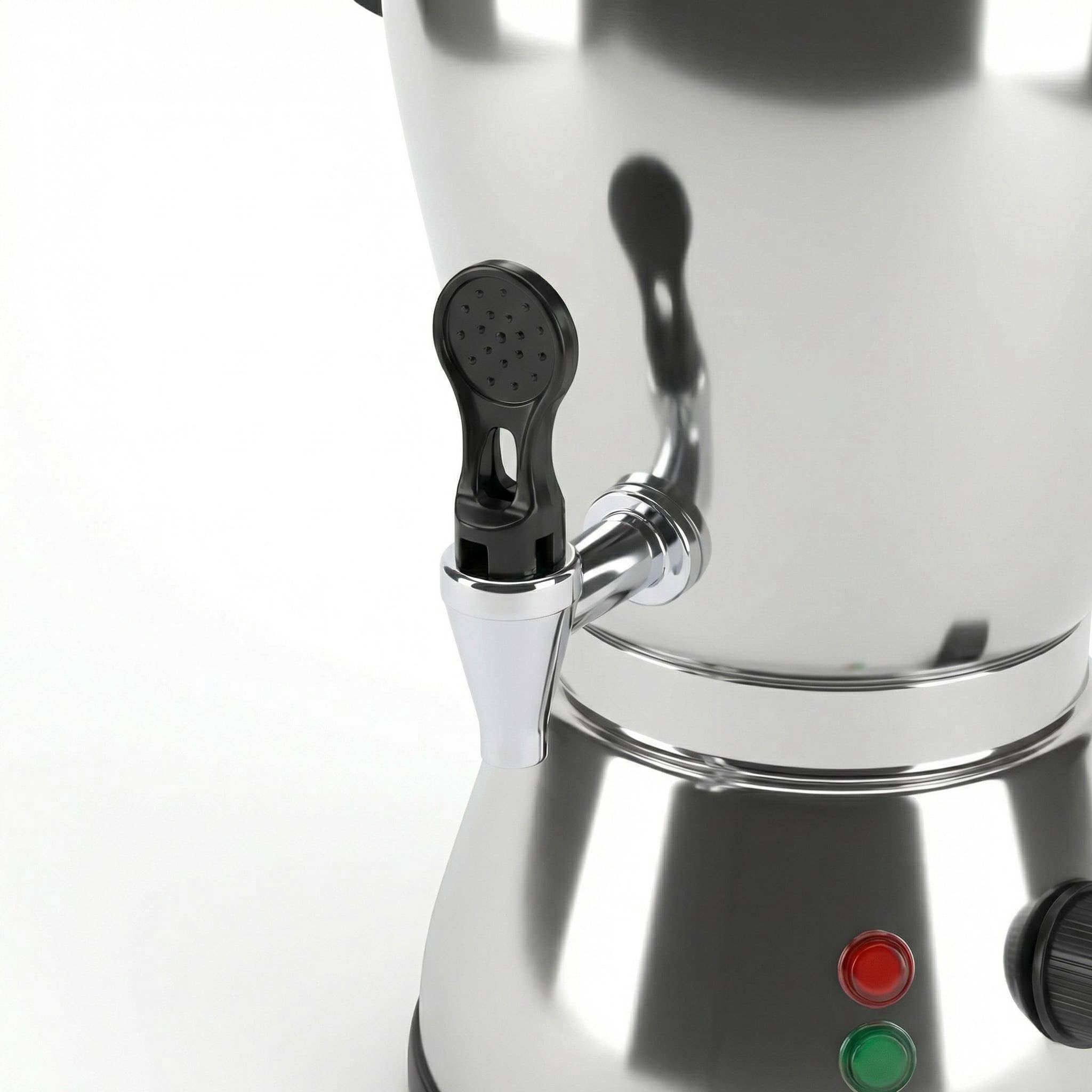Samowar 5 L Semaver Edelstahl – Teekocher/Elektrischer Samowar für Gastronomie & Haushalt