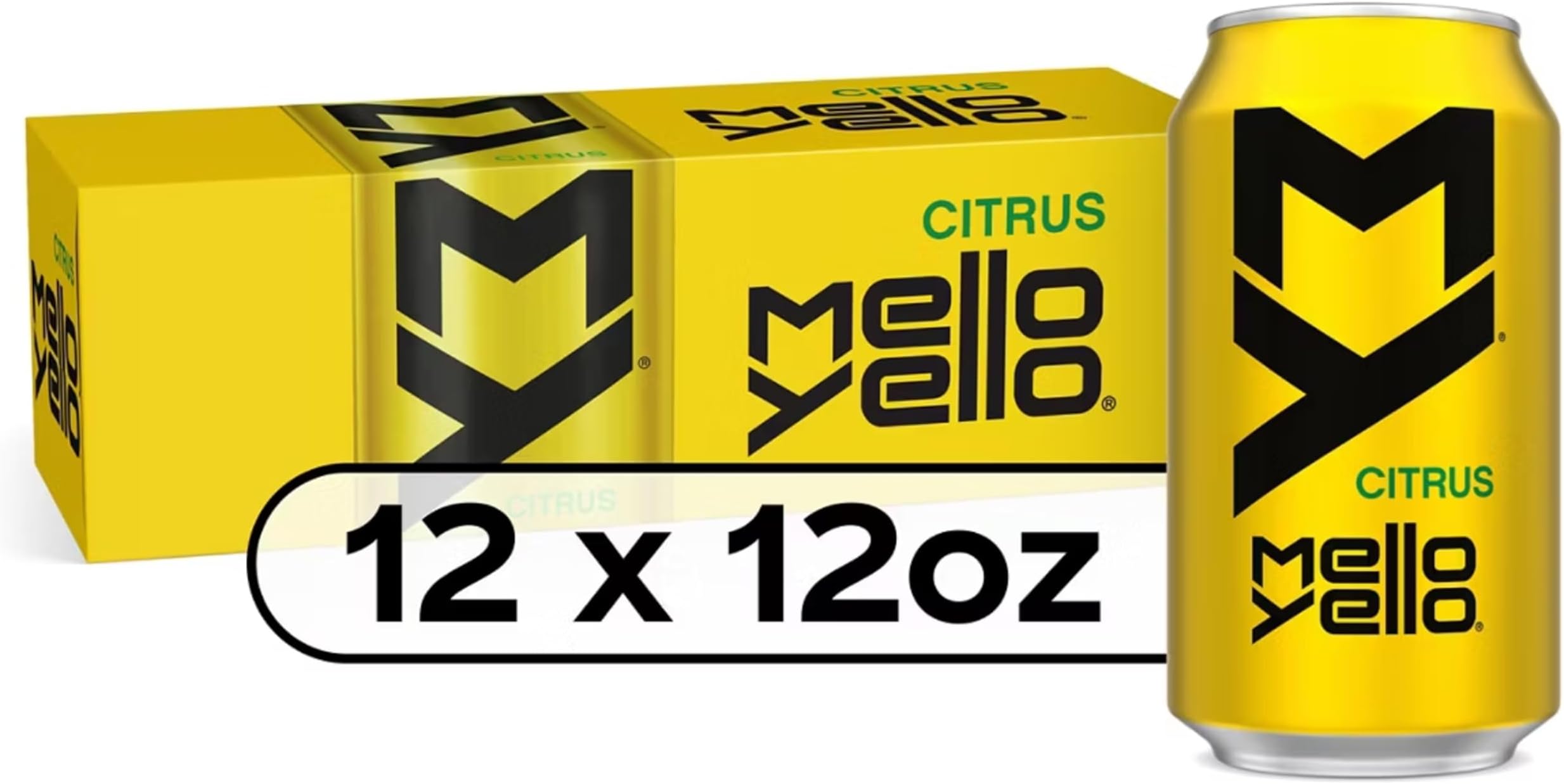 Mello Yello, 12 fl oz, 12 Pack