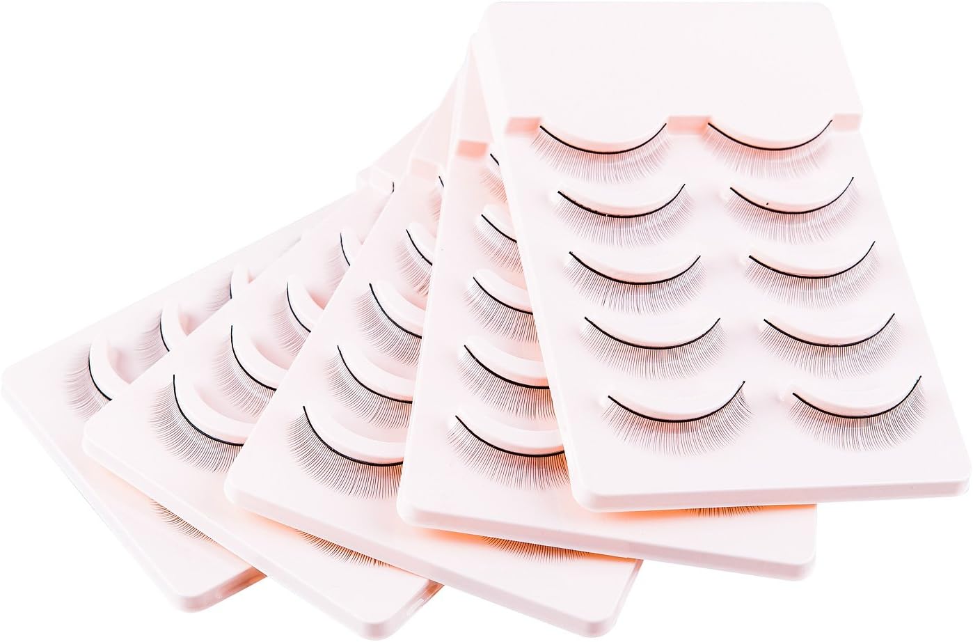 Kenzie Beauty Training Lashes for Eyelash Extension Teaching Practice Lashes 5 Pack