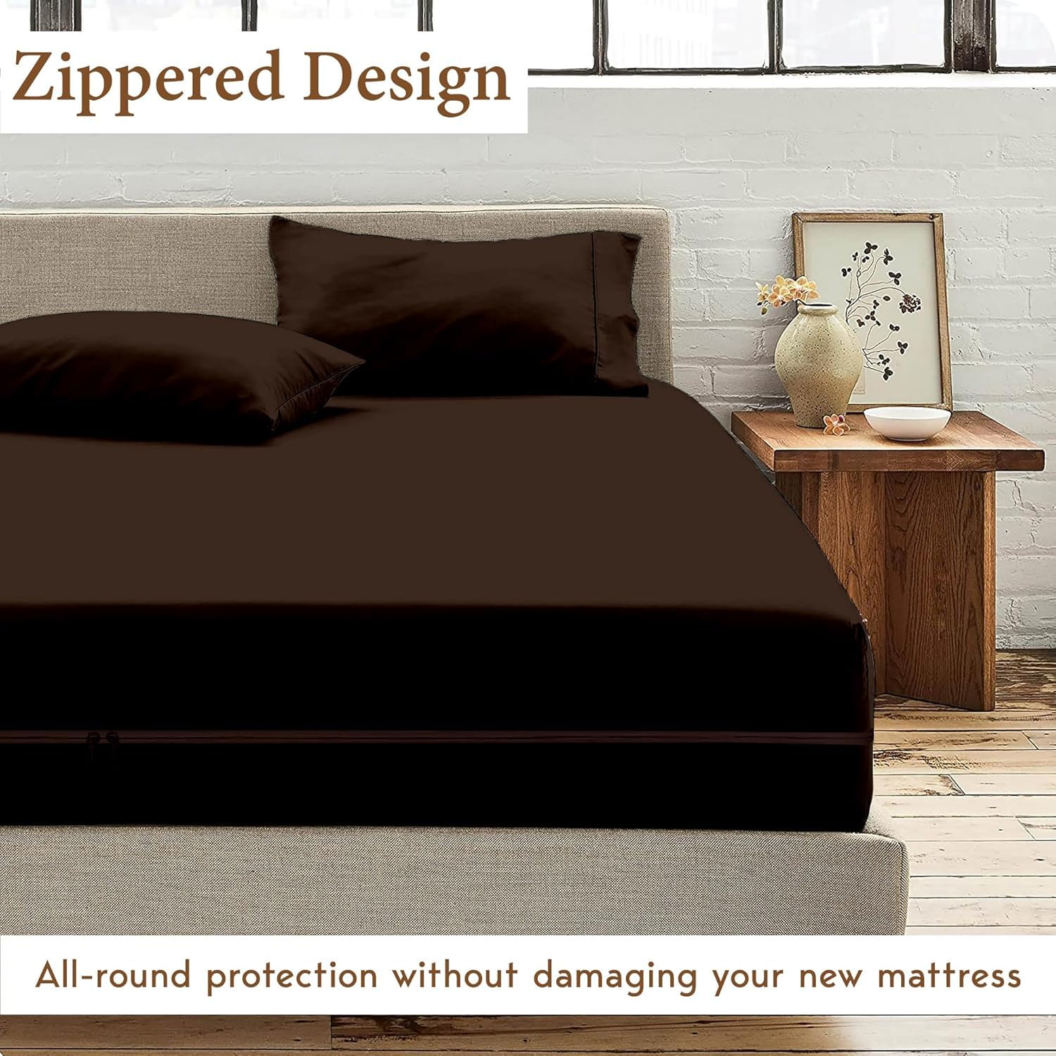 Waterproof King Mattress Protector - Cotton Terry -3 Waterproof King Mattress Protector - Cotton Terry -3