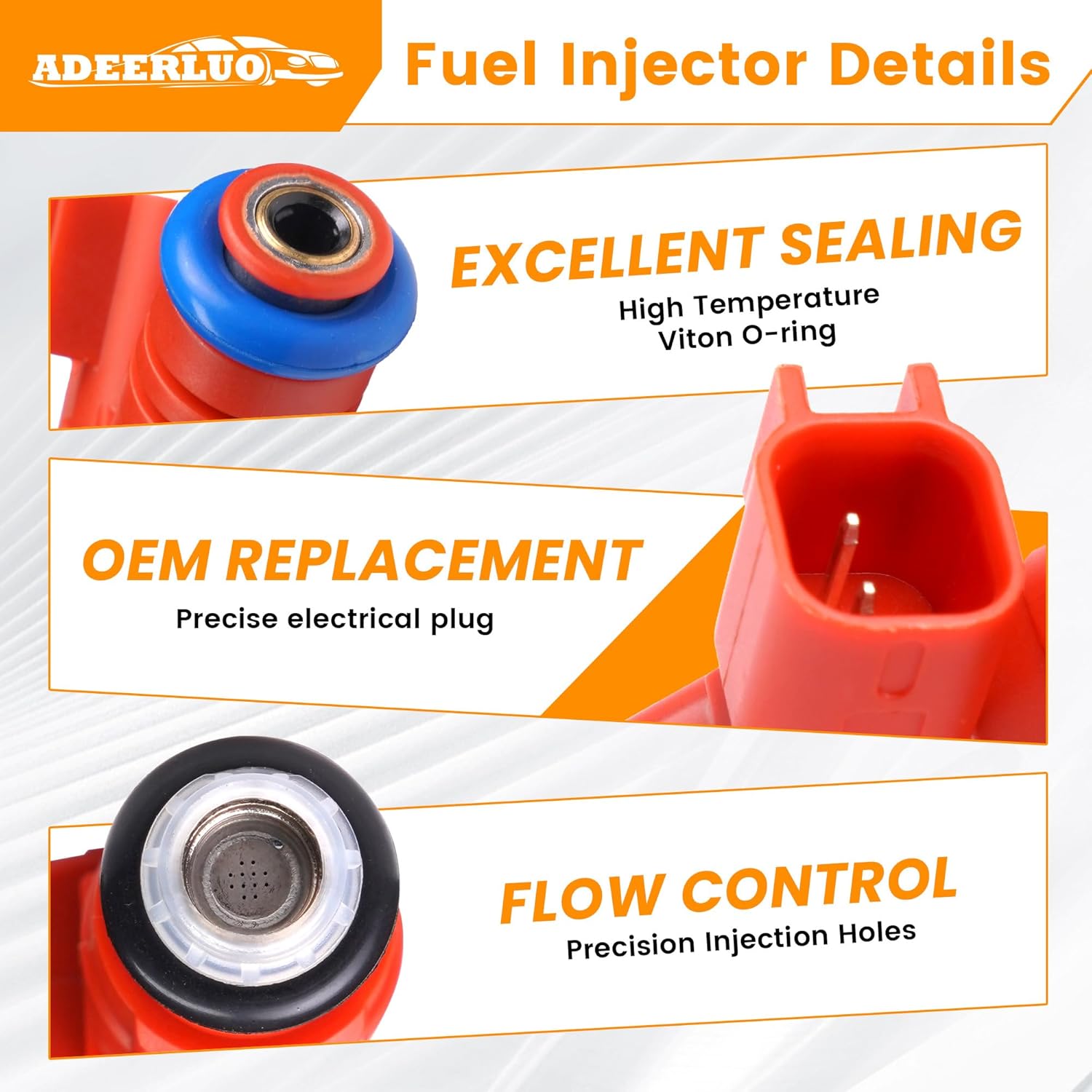 Fuel Injectors for/Dodge Dakota Ram 1500 2002-2003 2500 for/Ford Escape Windstar for/Jeep Cherokee 1999-2001 Grand Cherokee 1999-2004 Liberty Wrangler for/Mercury Mariner 0280156161
