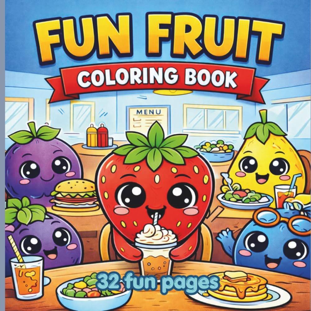 Fun Fruit Coloring book