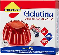 Lowcucar Gelatina Frutas Vermelhas 10G