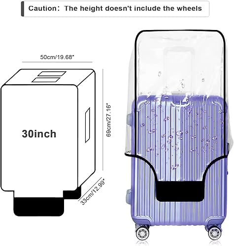Miniatura 2 de Funda de equipaje gruesa, Marco negro grueso., 30inch, Viaje
