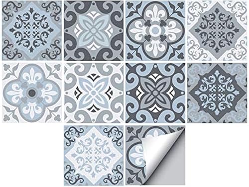 Calcomanías autoadhesivas de azulejos de pared, calcomanías adhesivas tipo pelar y pegar, calcomanías a prueba de agua con protección contra