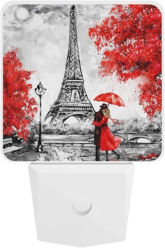 Miniatura 8 de Luces nocturnas de París enchufables a la pared luces nocturnas LED decorativas con sensor inteligente del atardecer al amanecer para dormitorio