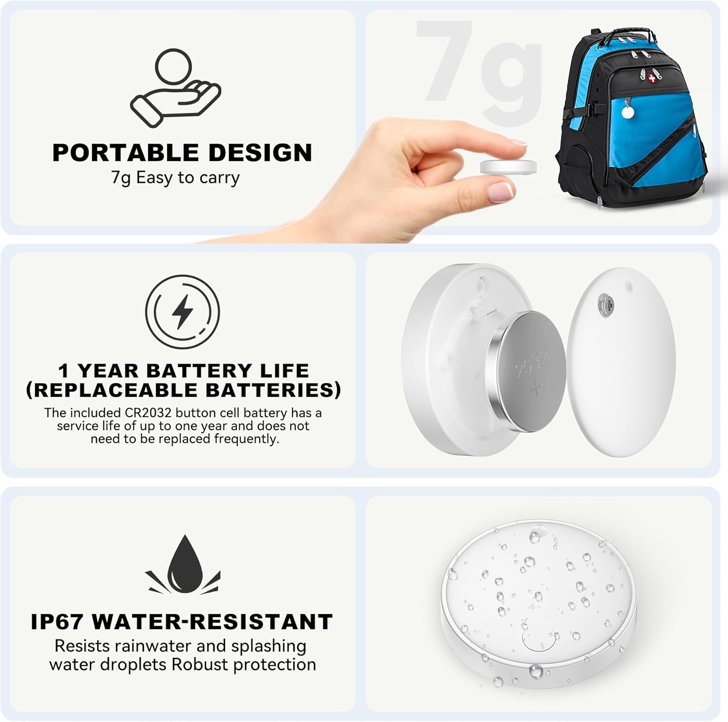 Dual Platform(Both iOS&Android) Wallet Tracker Card Bundle with Dual System Air Tracker Tag,Compatible with Apple Find My or Google Find Hub