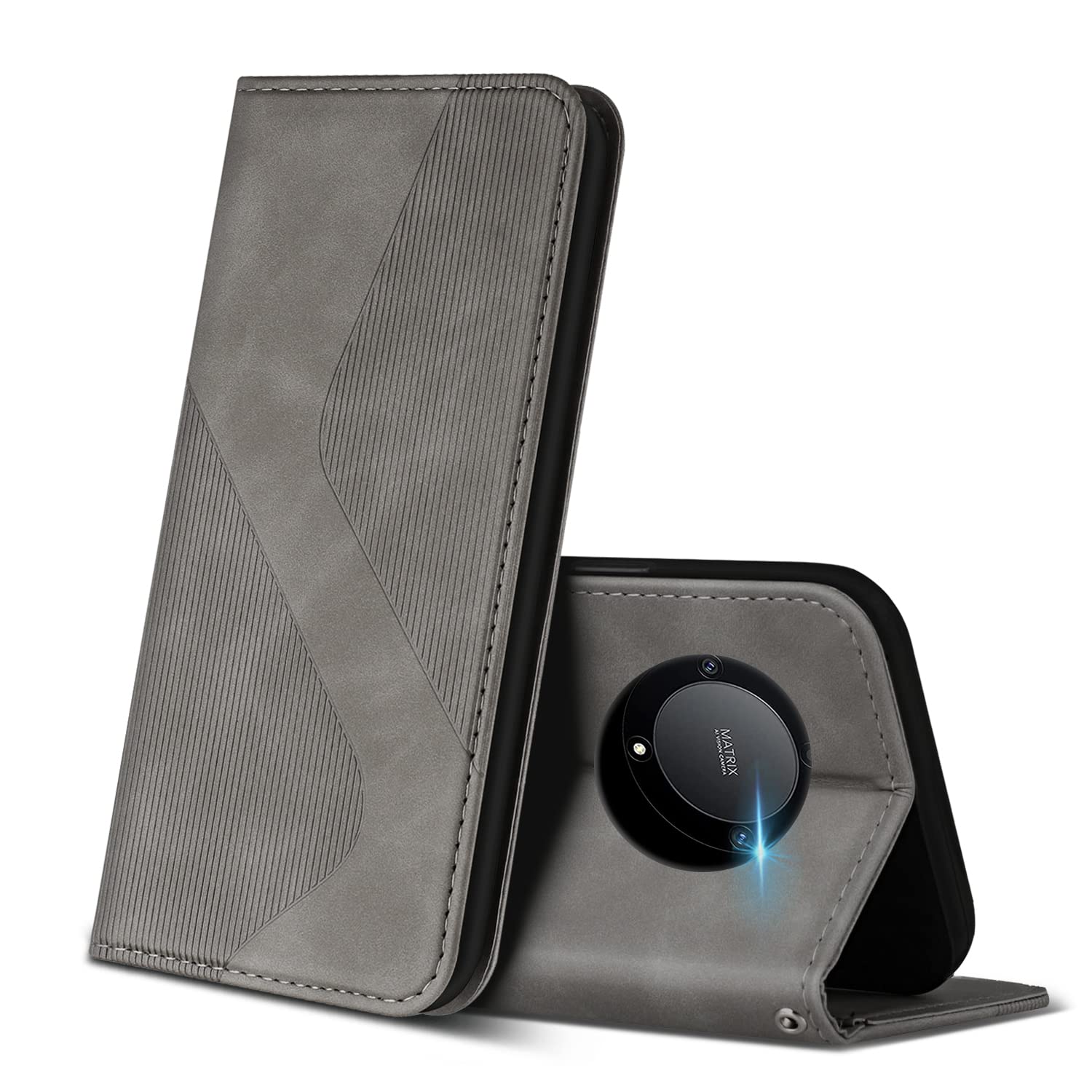 Per Honor Magic 4 Lite 4G Custodia, Sottile Flip Pelle Libro Telefono Cover