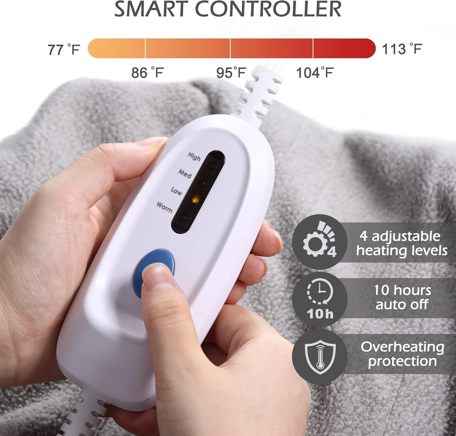 review Heated Electric Blanket 62