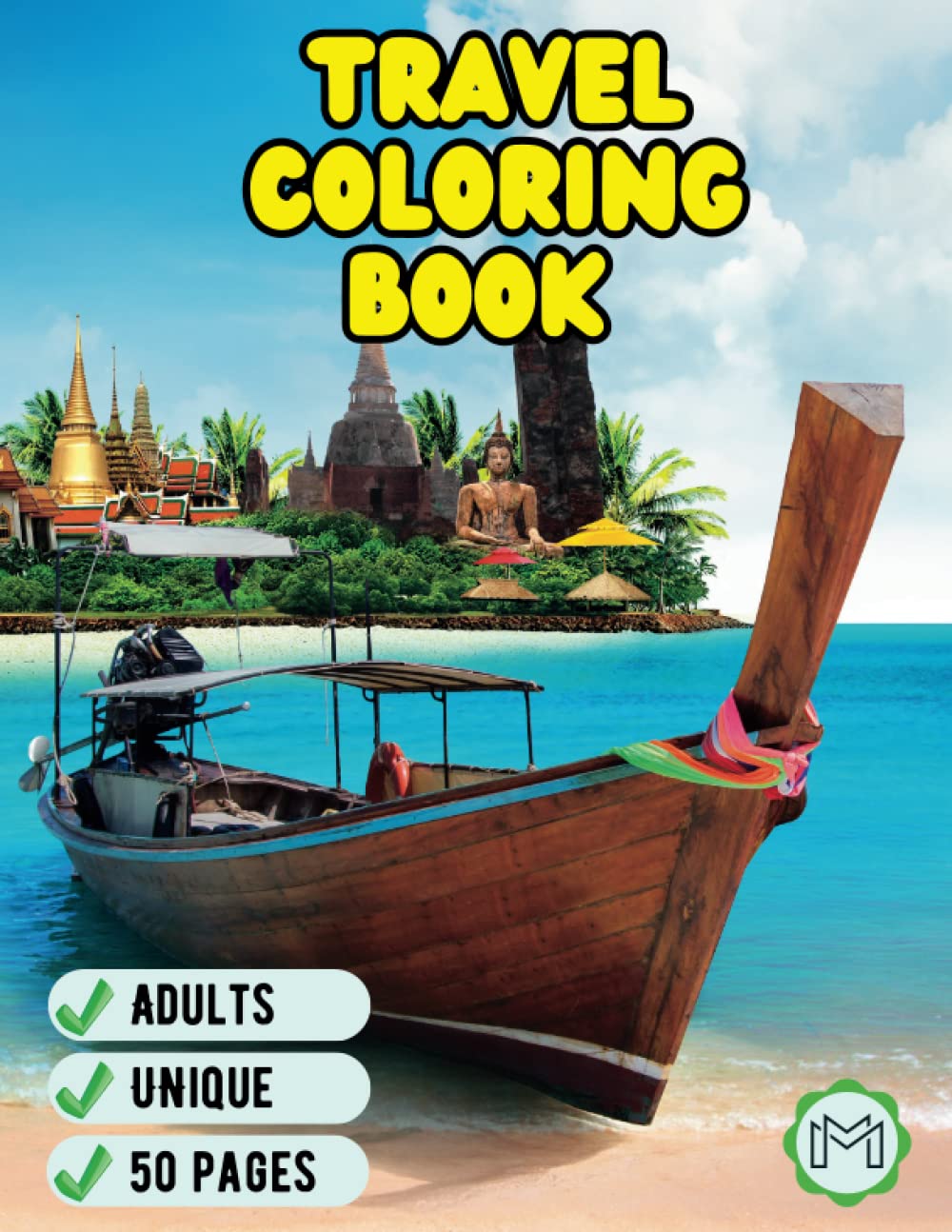 Travel Coloring Book For Adults Coloring Pages Travel Coloring Book For Women Men Coloring Books For Adults Relaxation Adult Coloring Books For ... Books For Boys Unique Pages Coloring Book