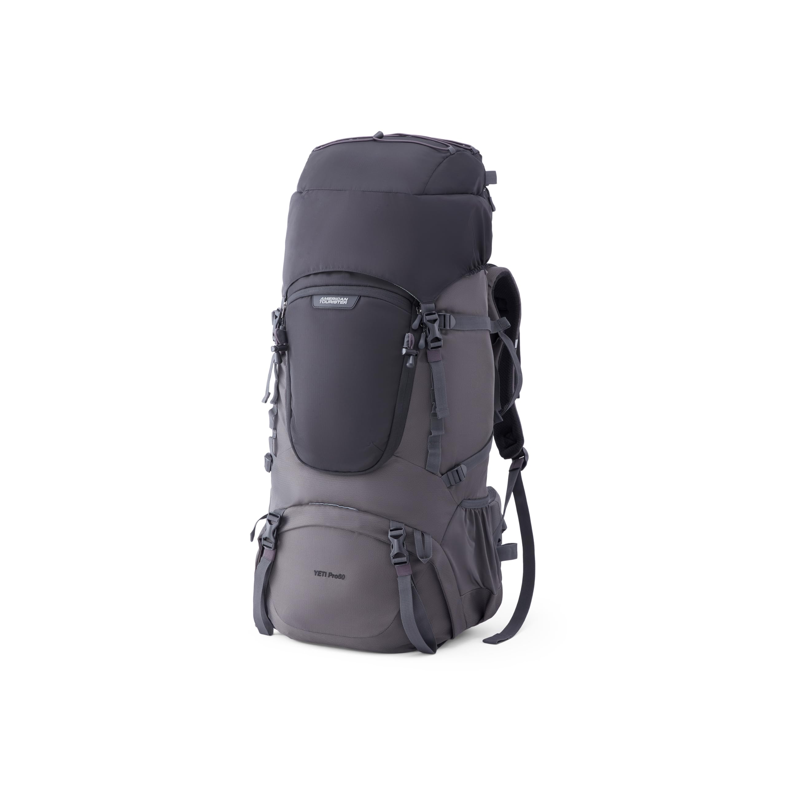 American Tourister Yeti Pro | 60 Ltrs | 1 Compartments | Bottle Pocket | Ergonomic Padded Back Panel & Shoulder Straps | Rucksack | 1 Year International Warranty | Black-image-45