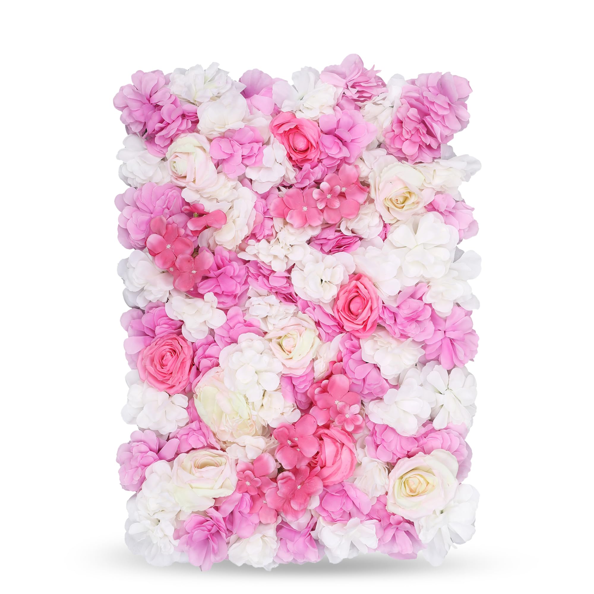 WedDecor Artificial Silk Flower Panel, Pink & Ivory, 1pc — image 1