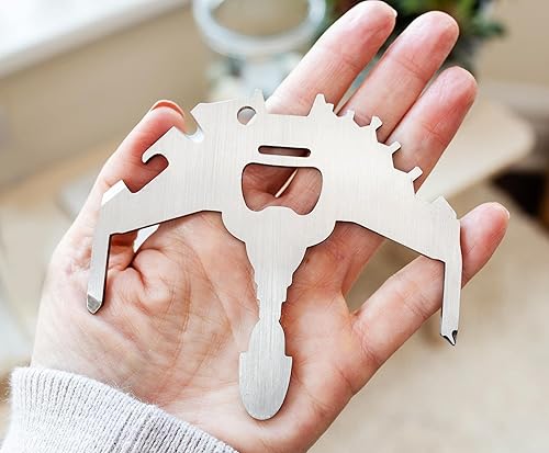 Miniatura 4 de Star Trek Klingon - Kit multiherramienta portátil 7 en 1 de tamaño de bolsillo | Gadgets de herramientas manuales para camping, equipo de
