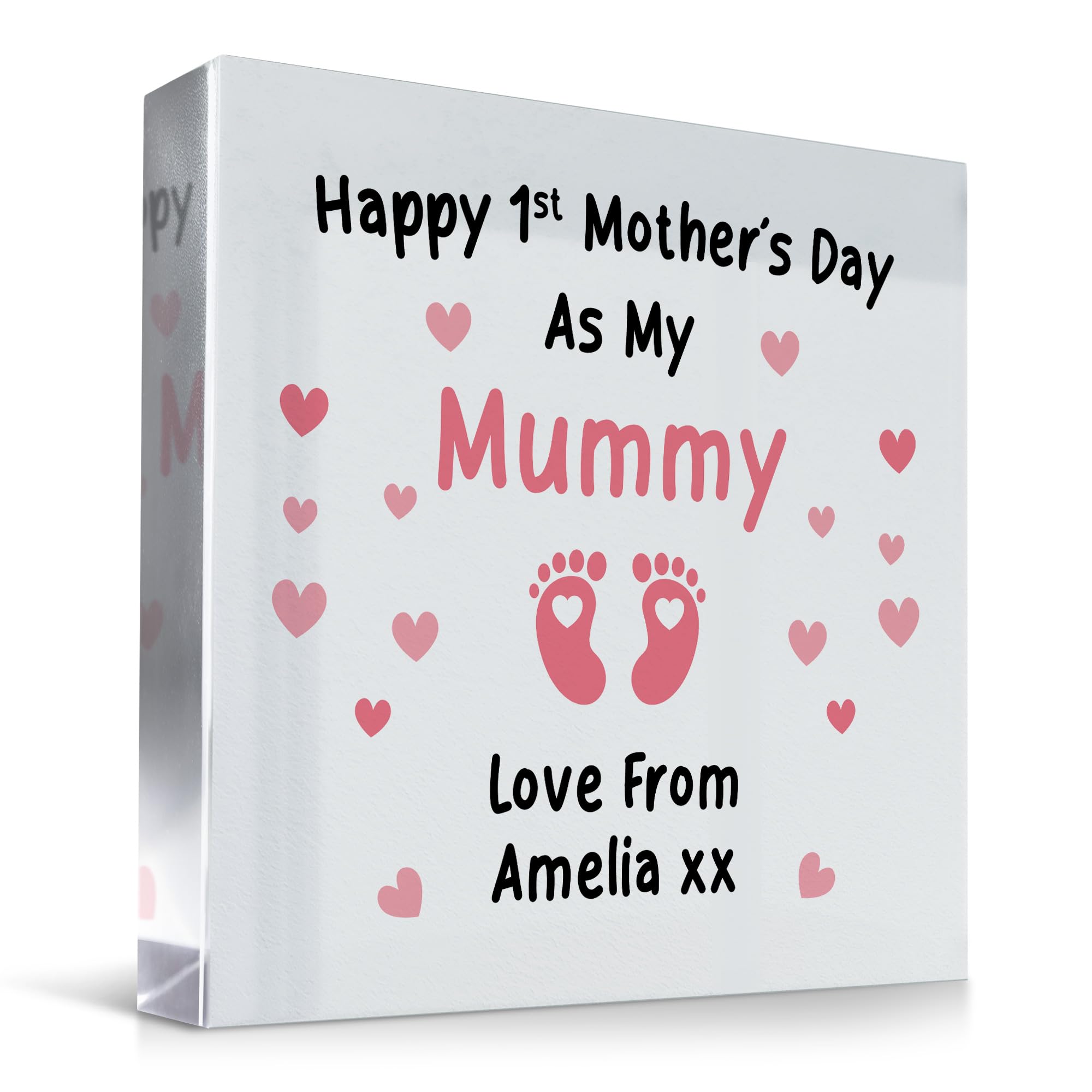 Red Ocean First Mothers Day Gift For Mummy Personalised Mummy Gift From Daughter Son From Bump 1st Mothers Day Baby Boy Baby Girl Keepsake