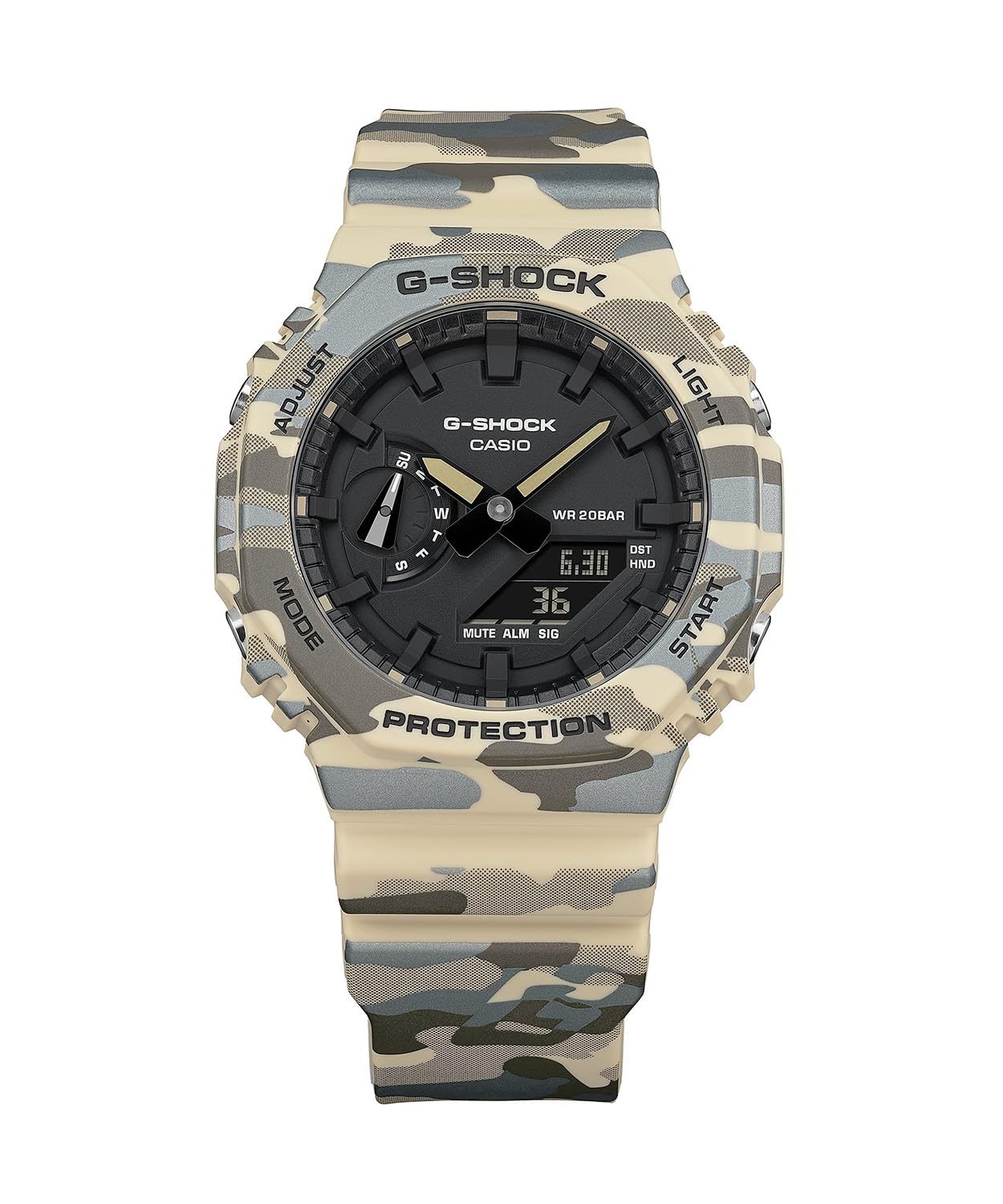 Casio G-Shock 2100 Series Camouflage Watch GA-2100CM-5AER - 2