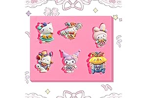 6-Cavity Sanrio Silicone Molds