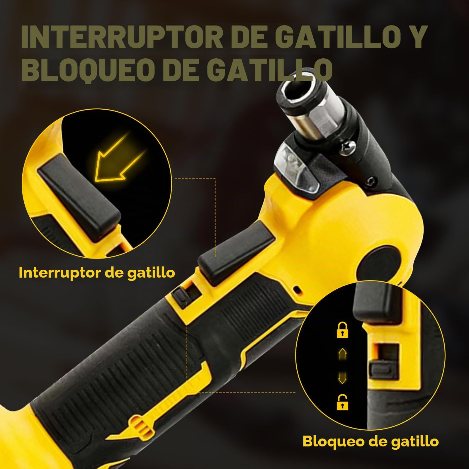 Martillo automático inalámbrico Dewalt 20 V, martillo de clavos eléctrico con ajuste de 3 posiciones, pinza magnética para taladrar madera y metales blandos