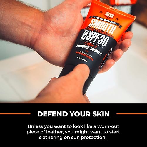 Miniatura 3 de Wild Willies Hidratante facial diario para hombres SPF 30 - Hidratante facial formulado con aceite esencial y antioxidante para hombres - Loción