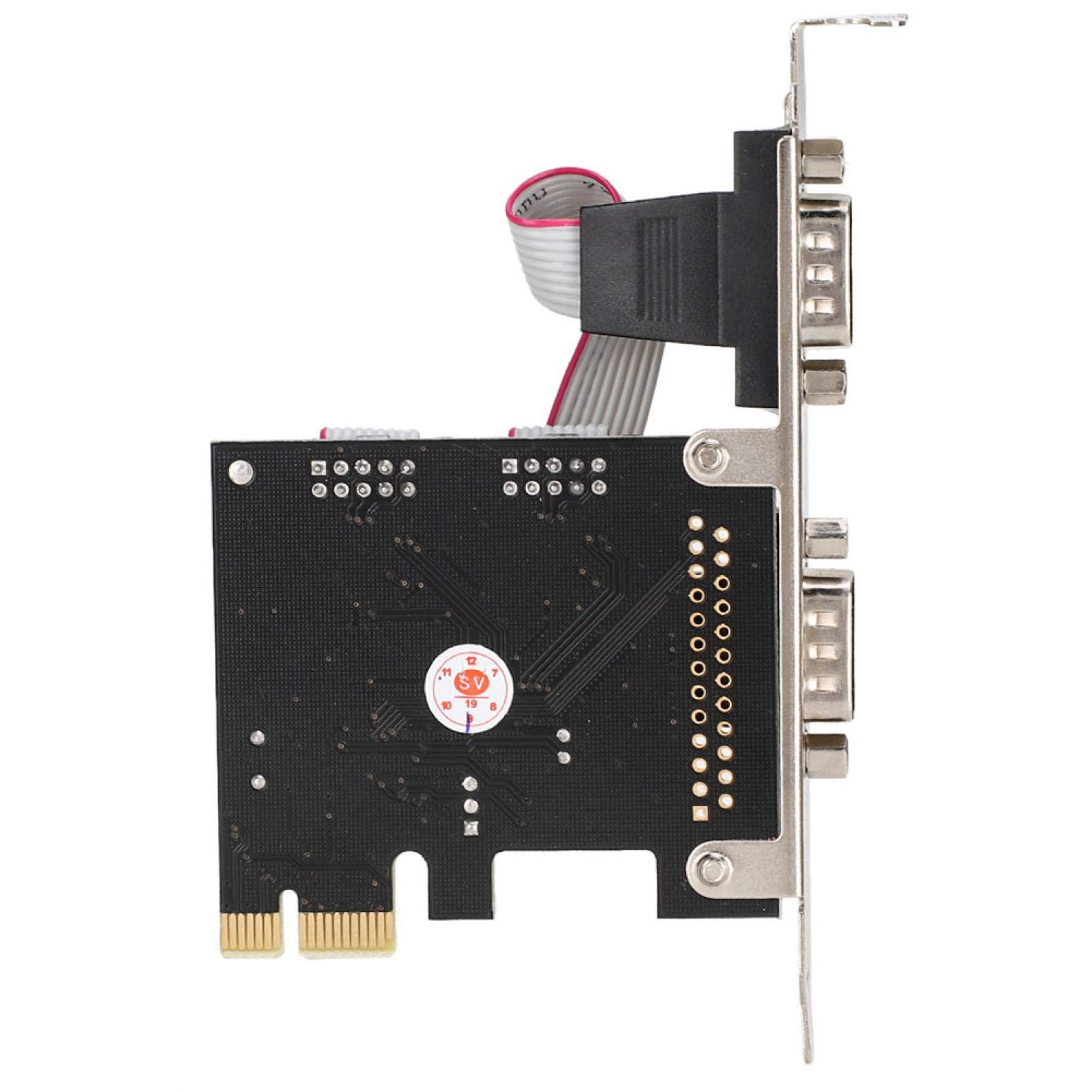 PCI a Tarjeta de Serie, PCI-E a RS232, Interfaz Pci Express X1 Pci Express Single-Lane (X1) Soporte Dos para 7 8