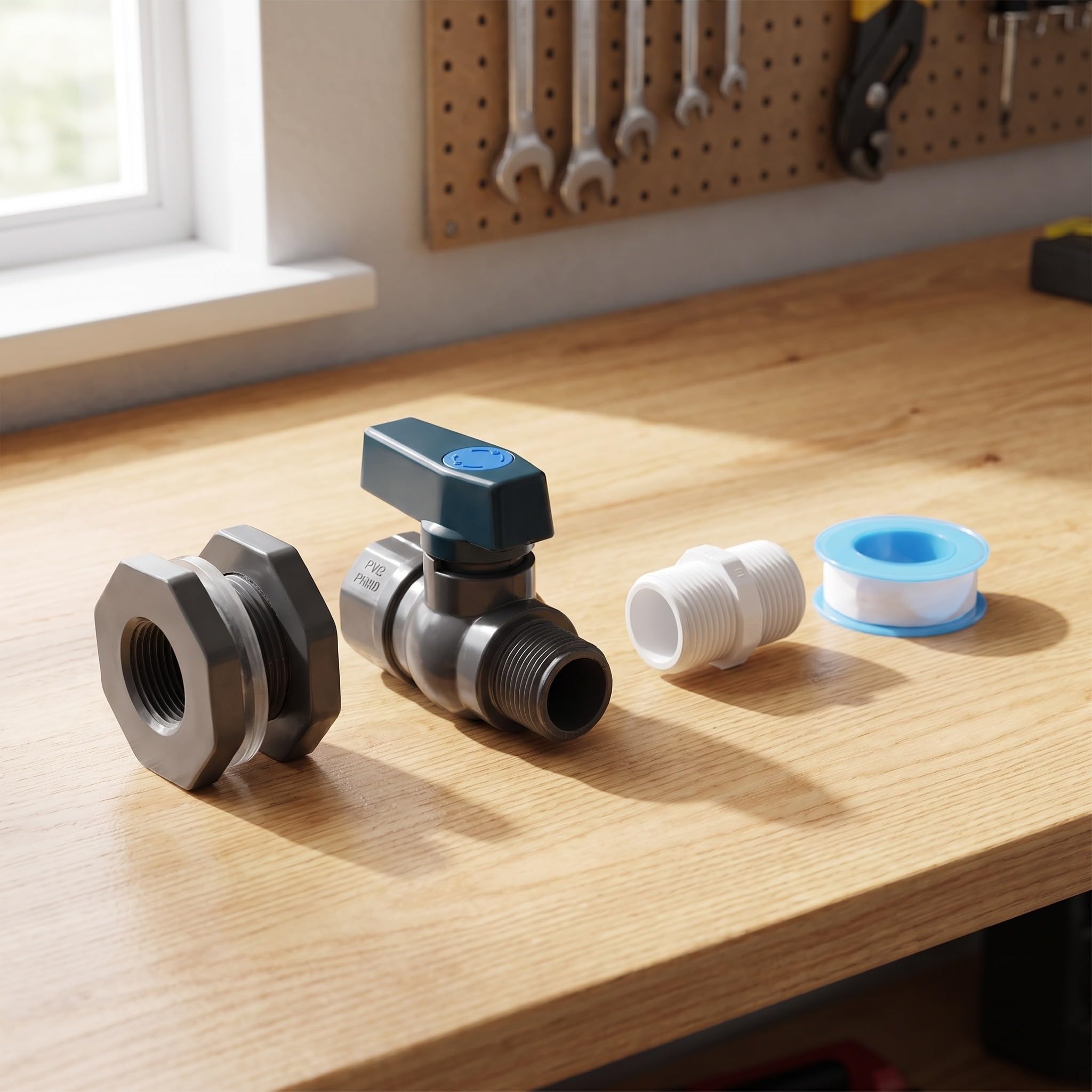 Kit Divisor de Barril de Lluvia PVC de Válvula