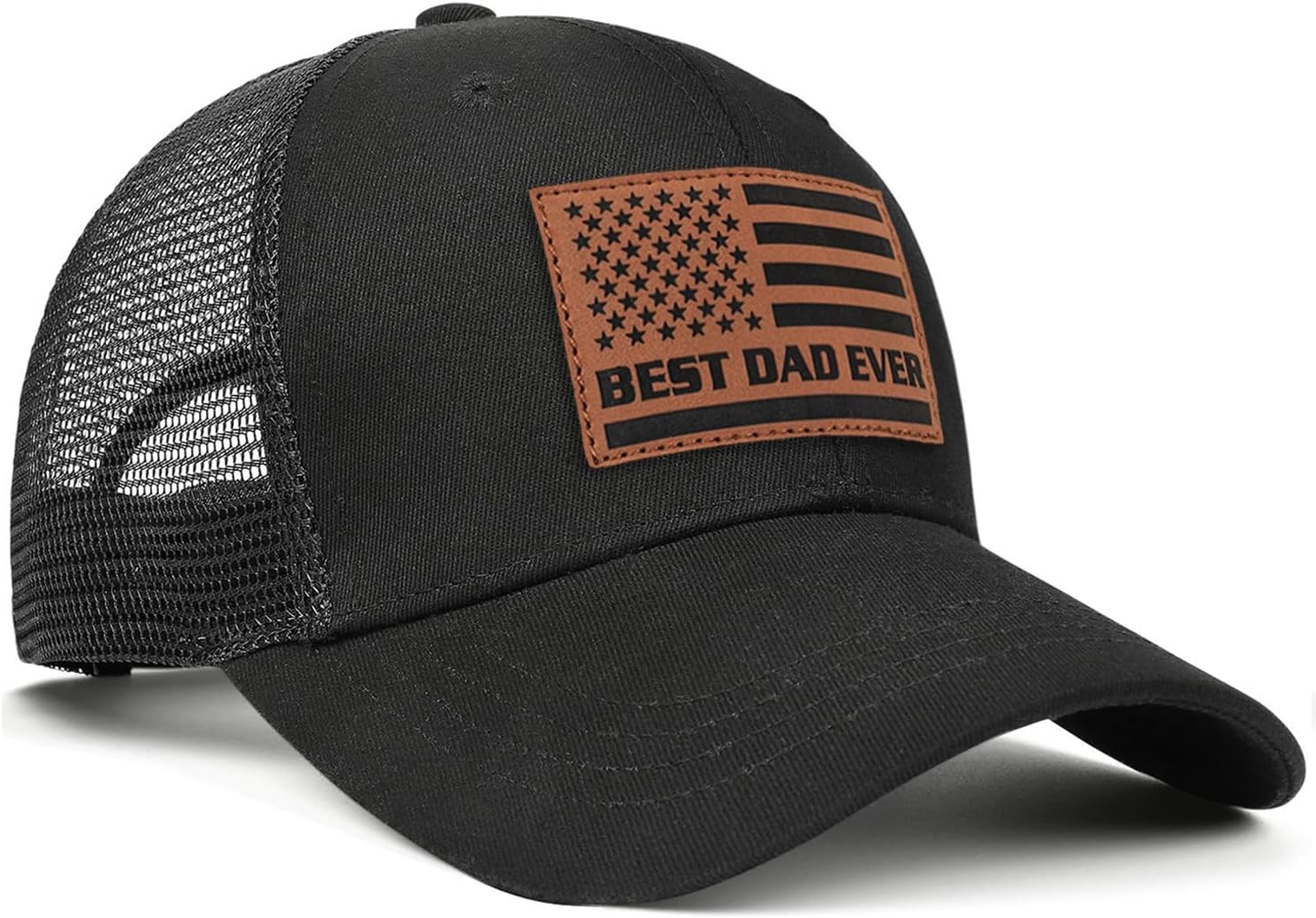 Best Dad Ever Hats American Flag Baseball Cap